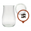 Słoik Weck 1,75l wazon TULIP zapinki wieko gumka 1szt do pieczenia 1750ml