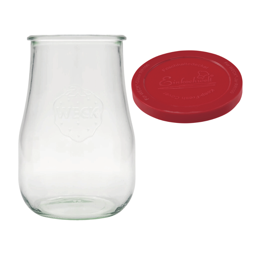 Słoik Weck 1750ml 1,75l wazon TULIP szczelne silikonowe wieko 1szt TRWAŁE
