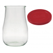 Słoik Weck 1750ml 1,75l wazon TULIP szczelne silikonowe wieko 1szt TRWAŁE