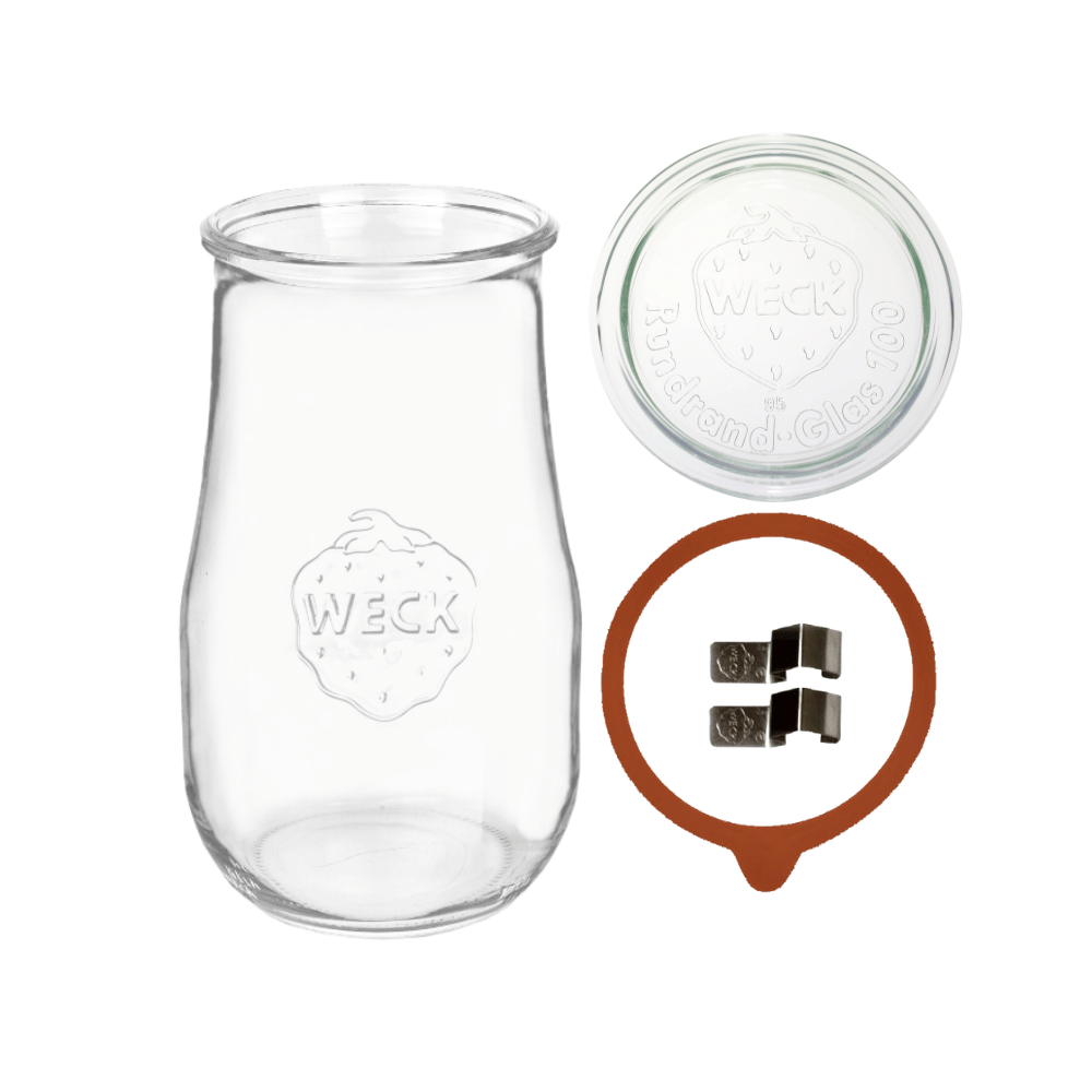 Słoik Weck 2,7l wazon TULIP żaroodporny zapinki wieko gumka 1szt 2700 słój