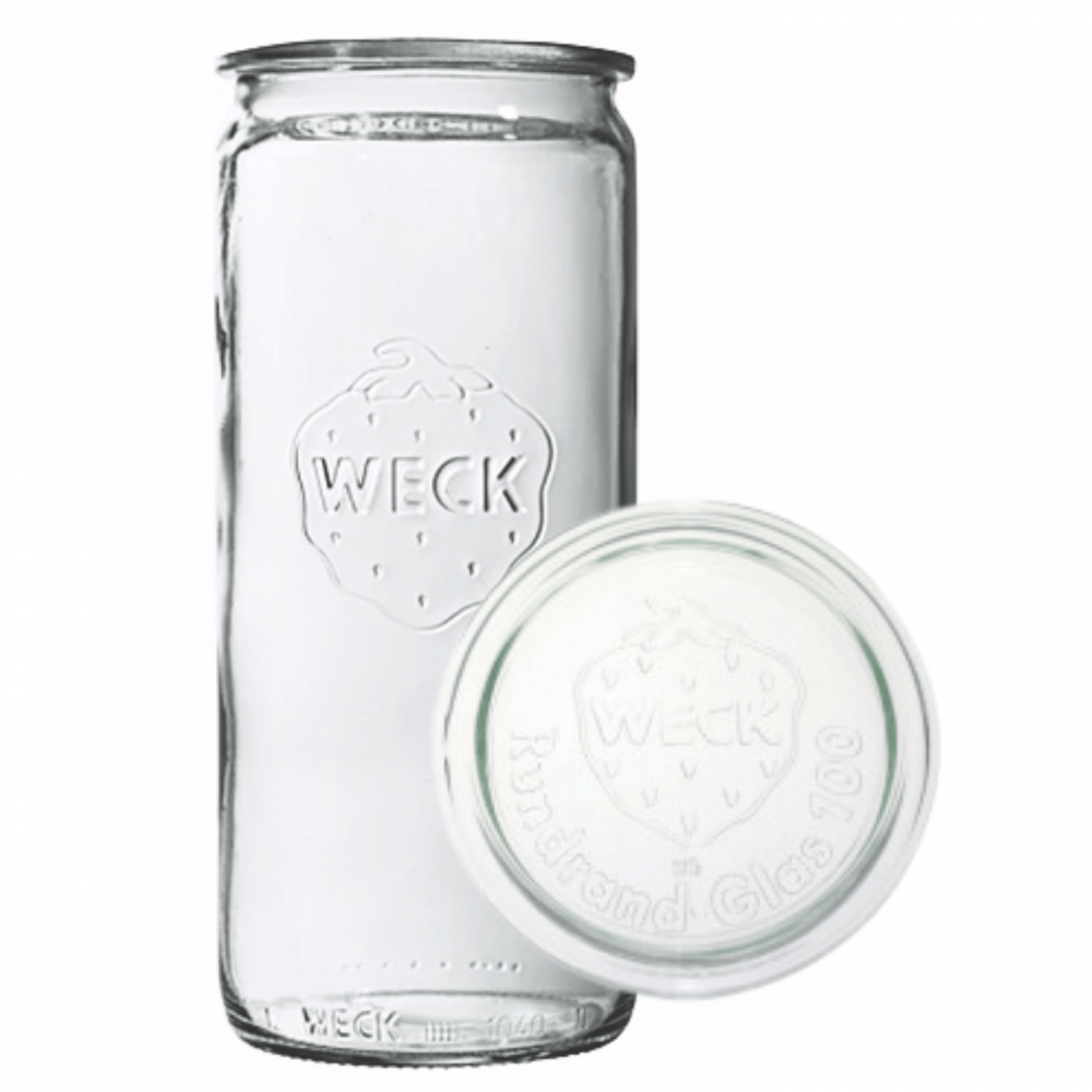 Słoik Weck 1575ml 1,575l słoik wazon MOLD wieko szklane 1szt CYLINDER słoik