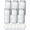 Słoiki Weck 1575 1,575l słoiki wazon MOLD wieka szklane 6szt CYLINDER SOLIDNE