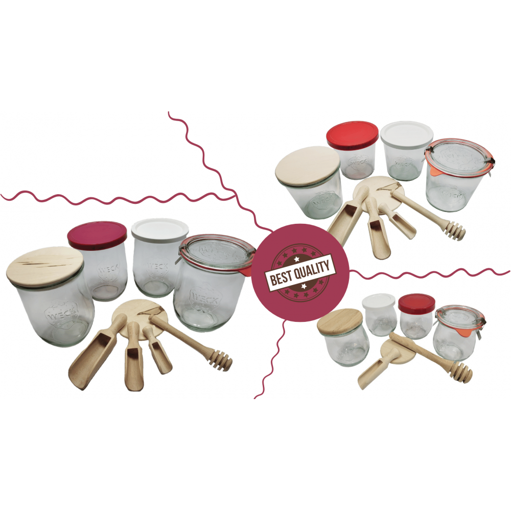 Blaszki zapinki spinki do słoika słoików WECK do szklanych wieczek 2 szt