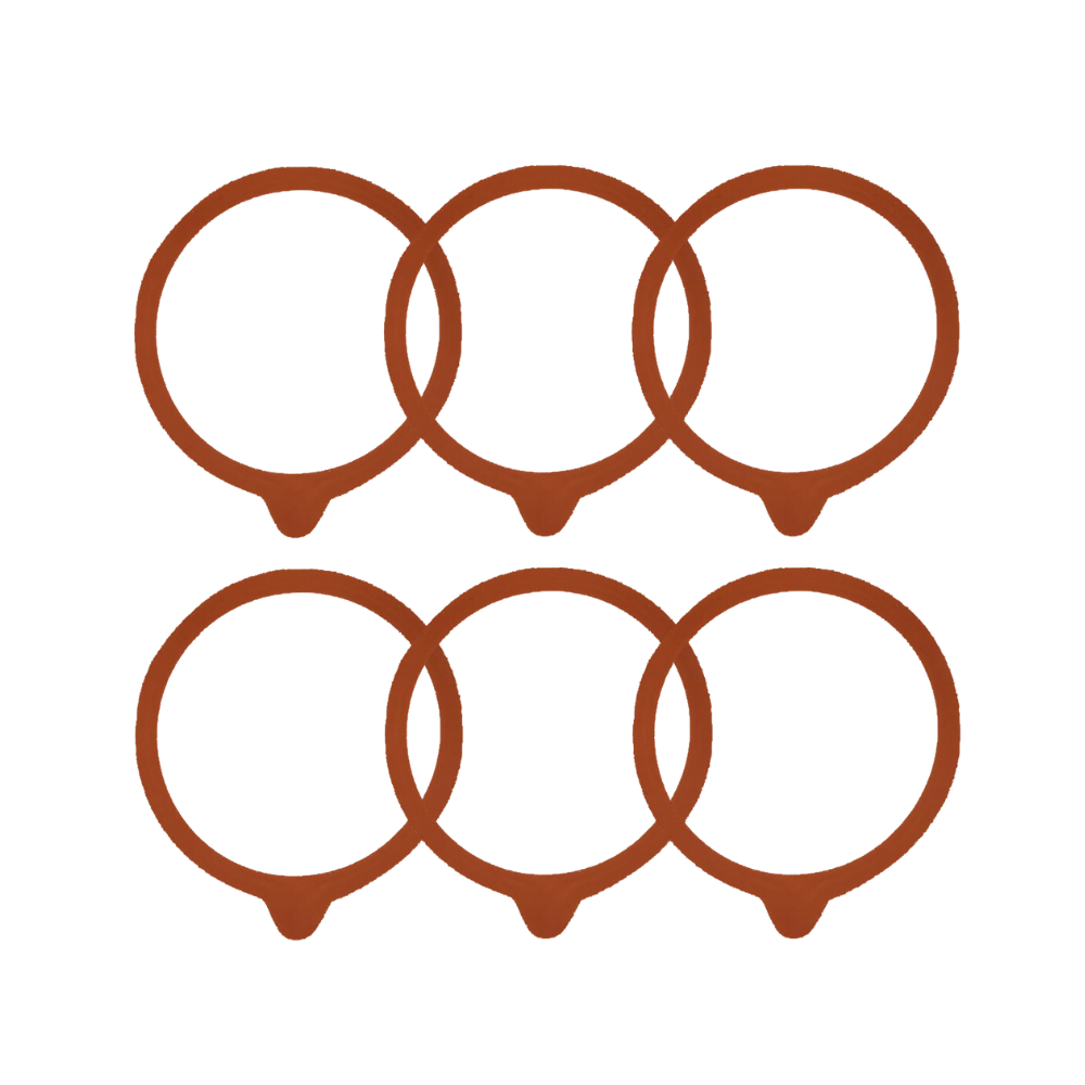 Gumki uszczelki do słoika słoików WECK do szklanych wieczek 6 szt 100mm