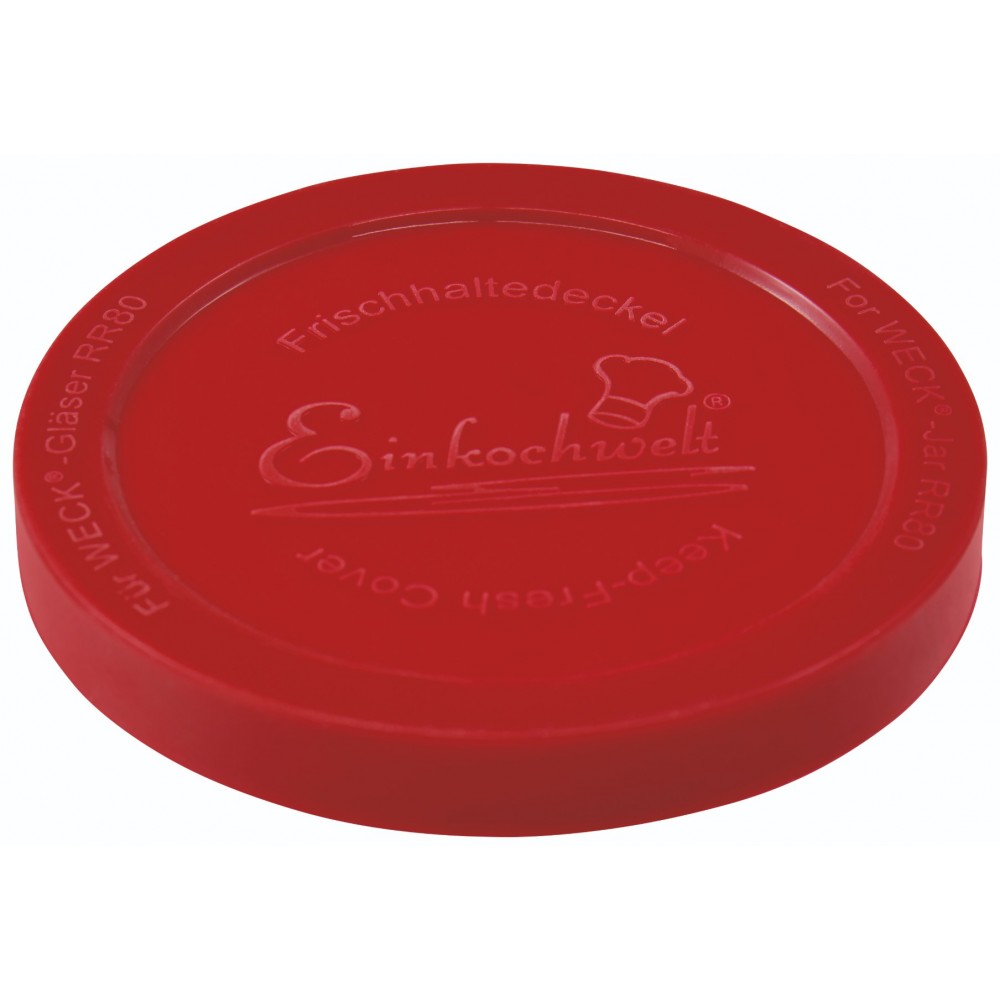 Silikonowe wieko do słoika słoików WECK wieczko 1szt 80mm SZCZELNE pokrywka