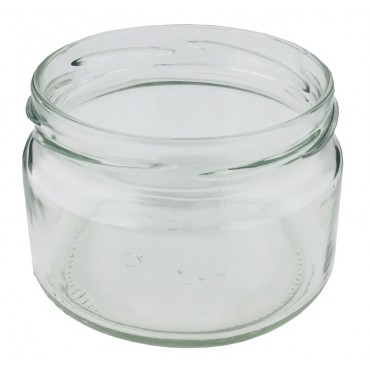 Słoik zwykły 250 ml  Wieczko (śr82) z grafiką “pomarańcza” 6-pak