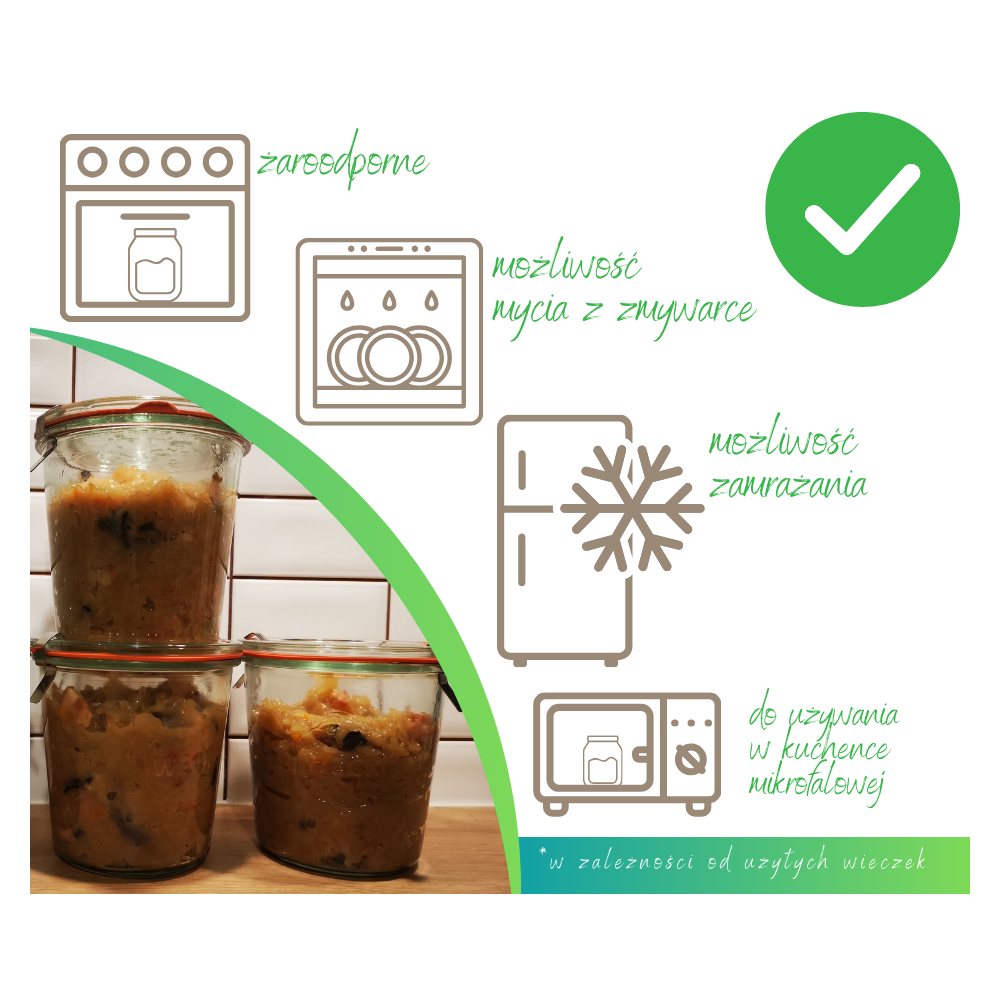 Drewniane miarki do słoika słoików WECK miarka do przypraw 5 szt 11 cm