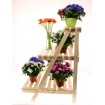 Regał na doniczki kwietnik stojak na kwiaty półka na kwiaty drewniany DUŻY
