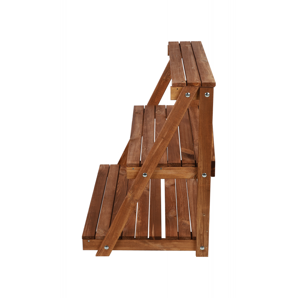 Regał na doniczki kwietnik stojak na kwiaty półka na kwiaty drewniany DUŻY