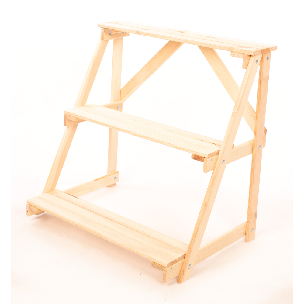 Regał na doniczki kwietnik stojak na kwiaty półka na kwiaty drewniany