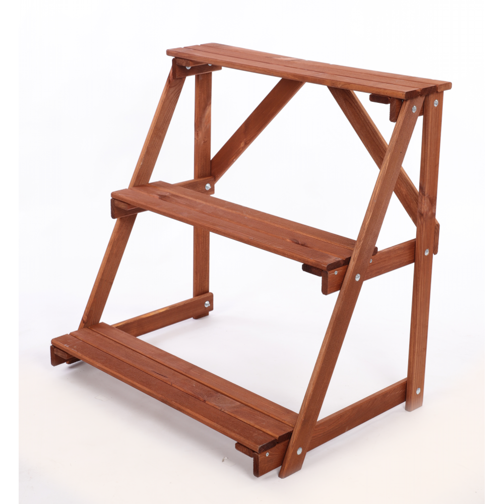 Regał na doniczki kwietnik stojak na kwiaty półka na kwiaty drewniany