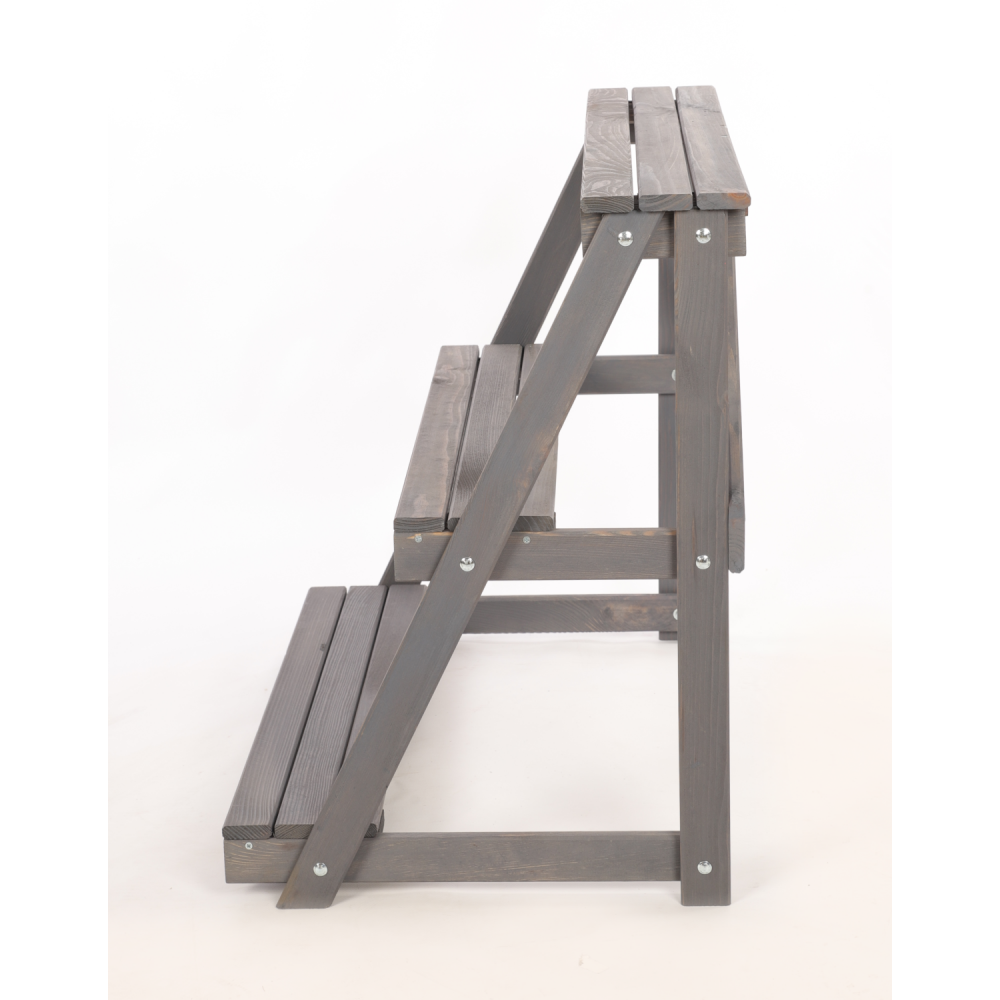 Regał na doniczki kwietnik drewniany stojak na kwiaty półka na kwiaty