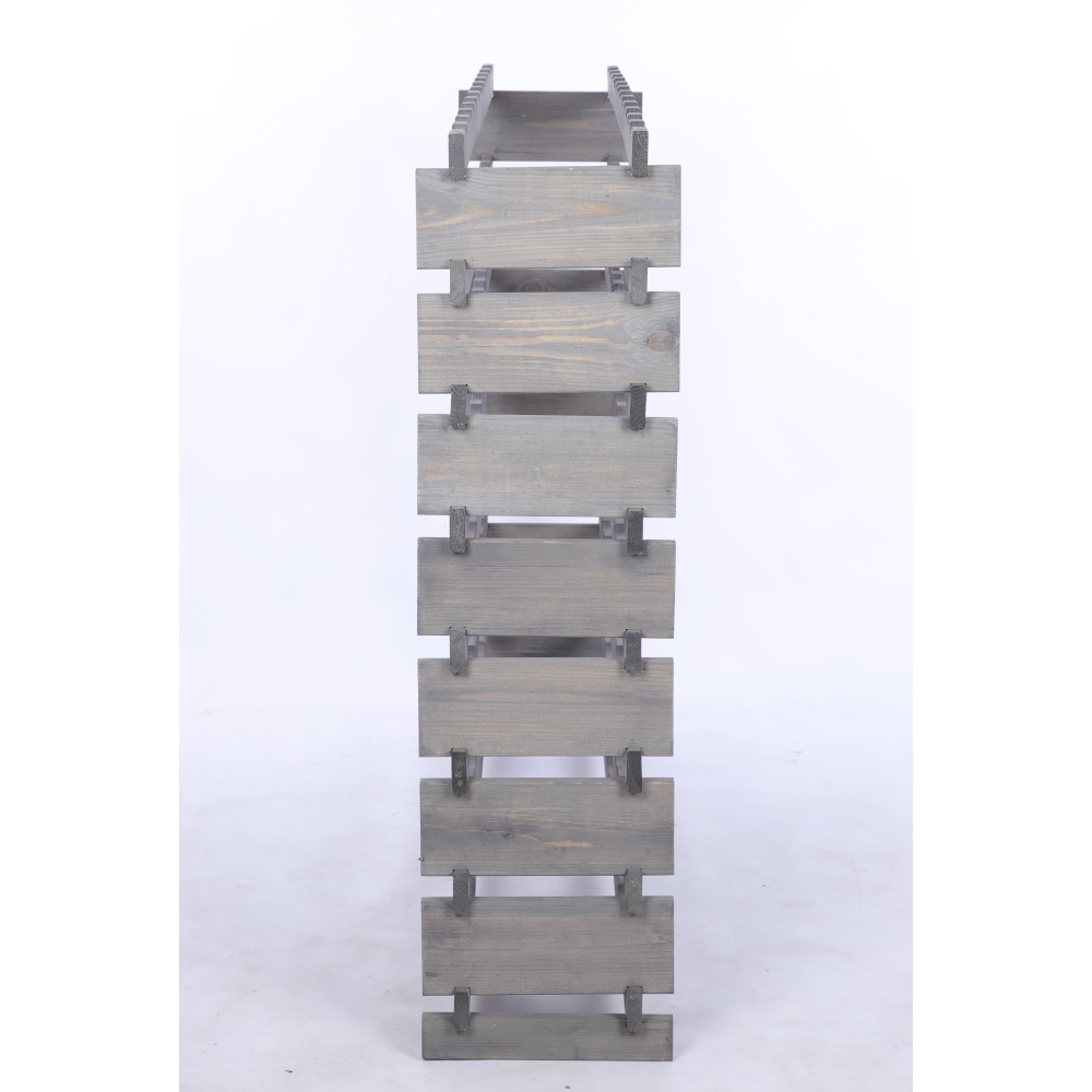 Stojak na wino regał modułowy na butelki 8x12 but SZEROKI BEZ NARZĘDZI