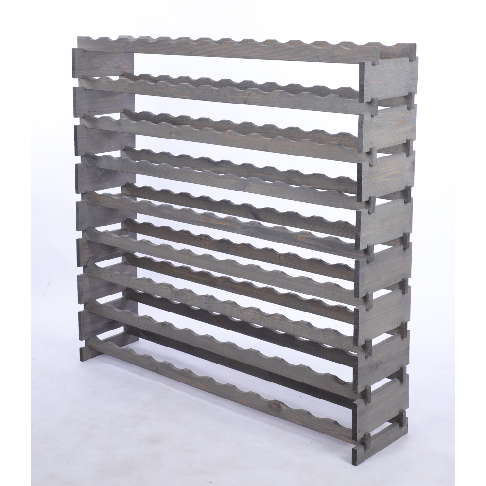 Stojak na wino regał modułowy na butelki 9x12 but SZEROKI BEZ NARZĘDZI