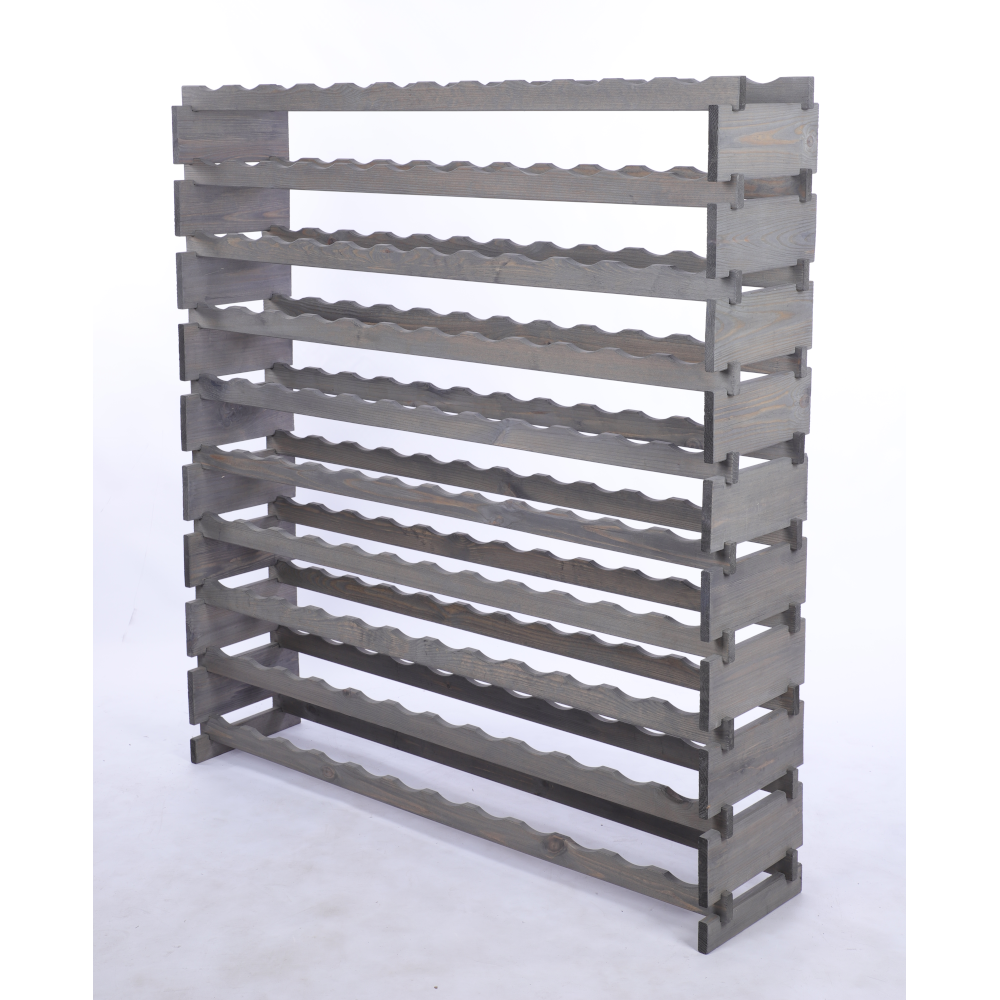 Stojak na wino regał modułowy na butelki 10x12 but DUŻY MONTAŻ BEZ NARZĘDZI