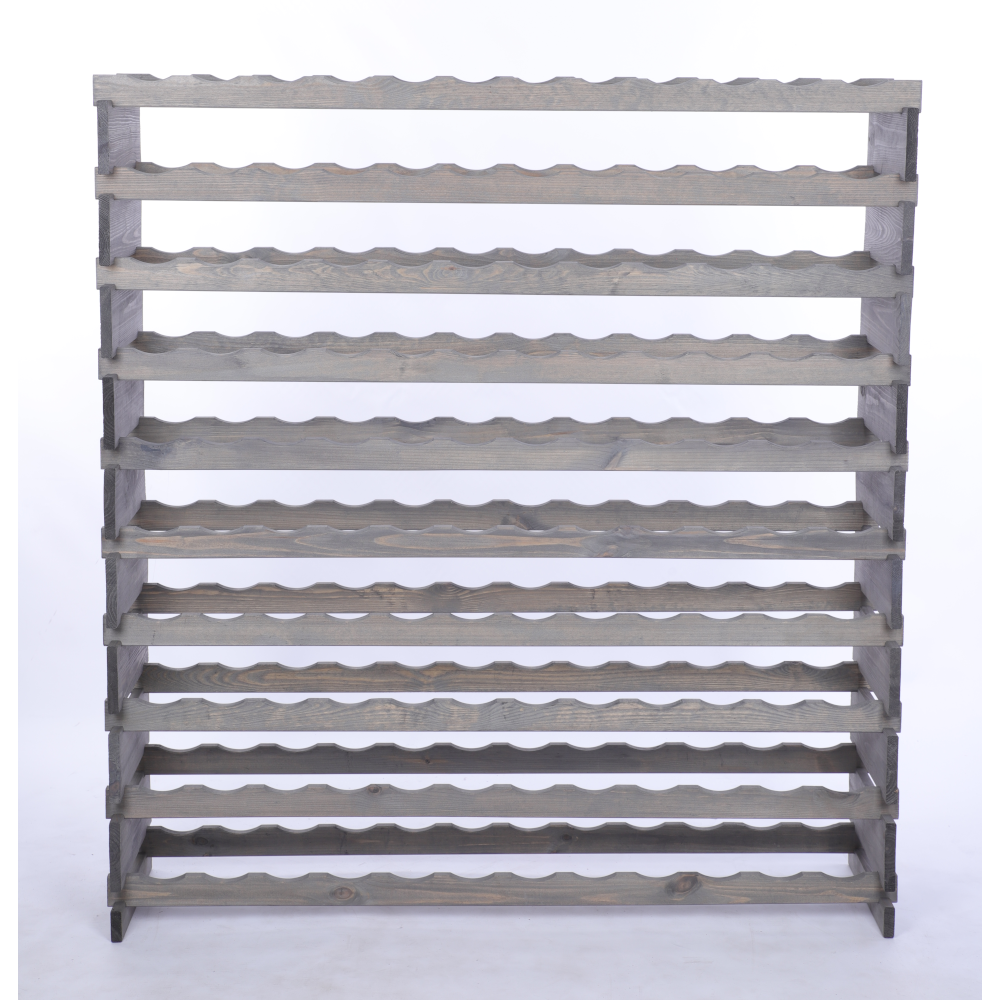 Stojak na wino regał modułowy na butelki 10x12 but DUŻY MONTAŻ BEZ NARZĘDZI