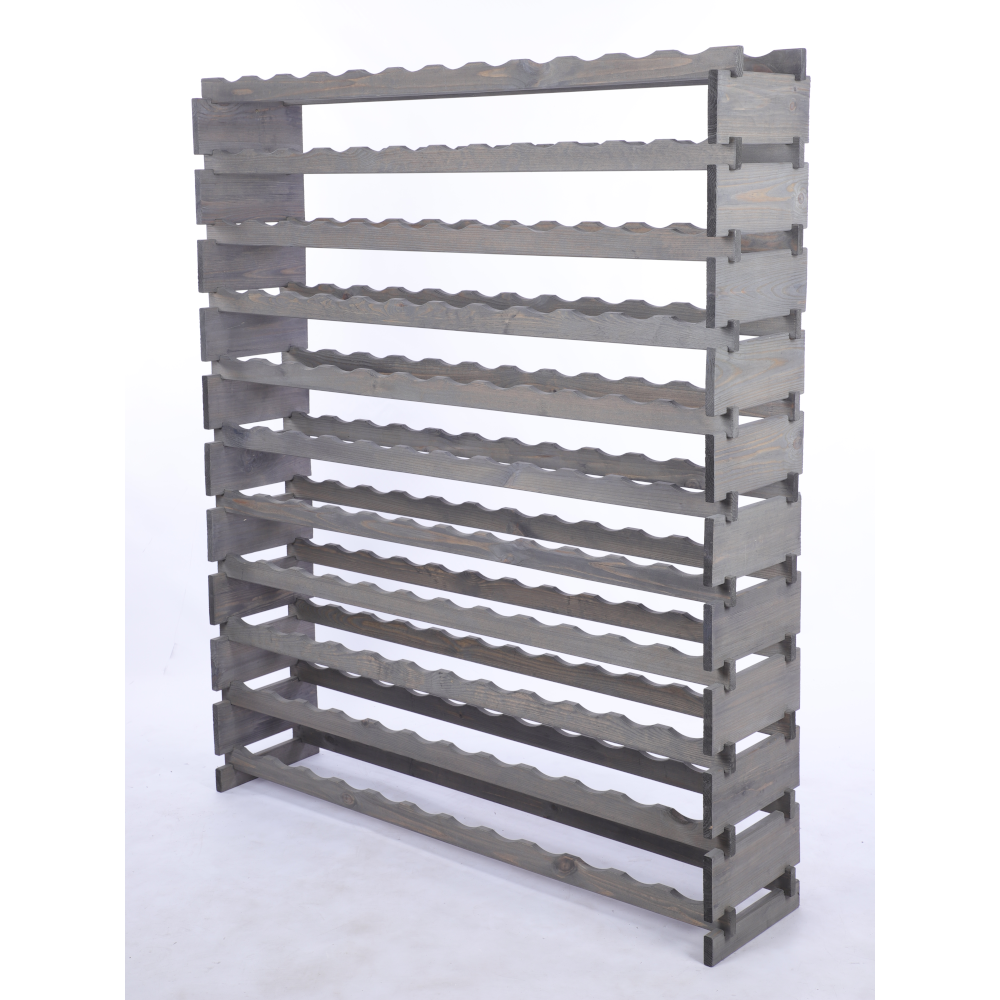 Stojak na wino regał modułowy na butelki 11x12 but DUŻY MONTAŻ BEZ NARZĘDZI