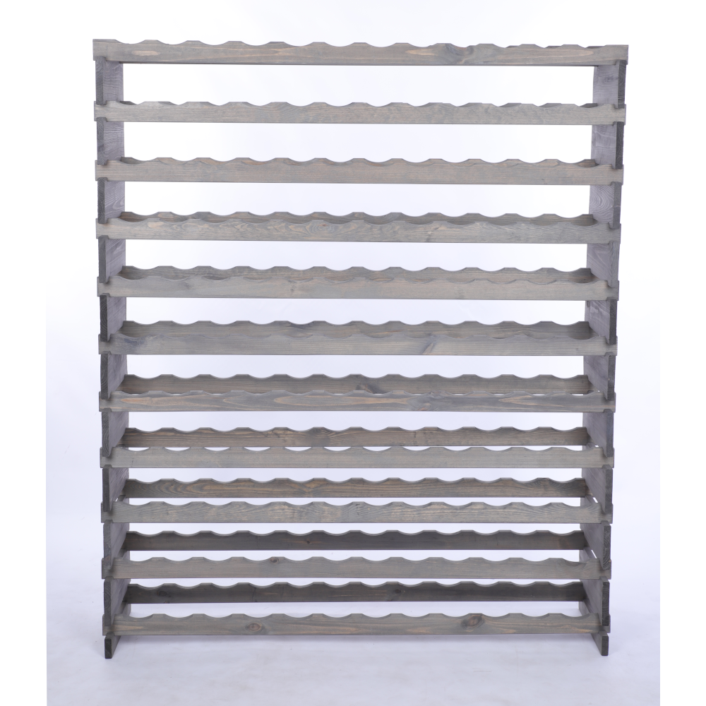 Stojak na wino regał modułowy na butelki 11x12 but DUŻY MONTAŻ BEZ NARZĘDZI