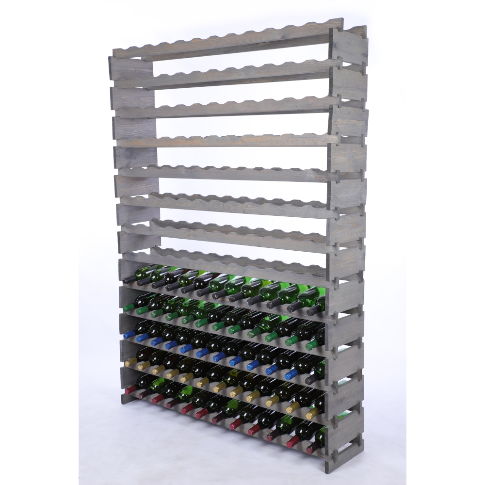 Stojak na wino regał modułowy na butelki 13x12 but SZEROKI BEZ NARZĘDZI