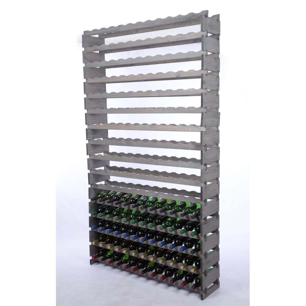 Stojak na wino regał modułowy na butelki 16x12 but WYSOKI BEZ NARZĘDZI