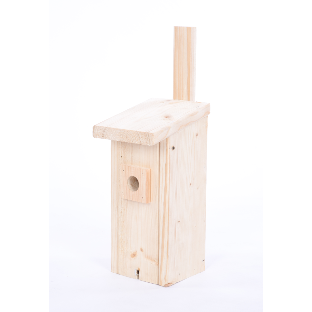 Budka lęgowa dla ptaków domek domki budki hotel SIKORKA wlot 2,8 cm ECO