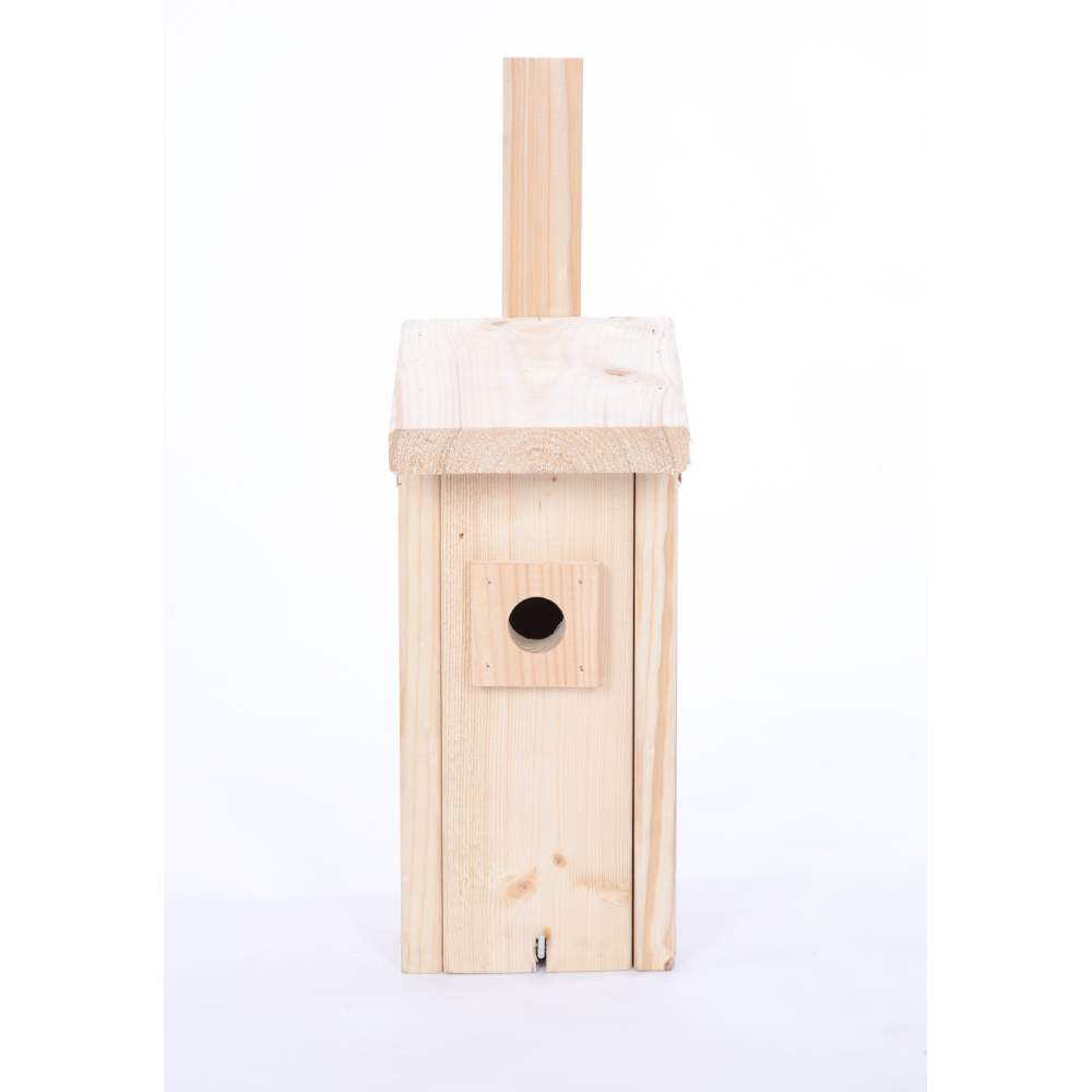 Budka lęgowa dla ptaków domek domki budki hotel SIKORKA wlot 2,8 cm ECO