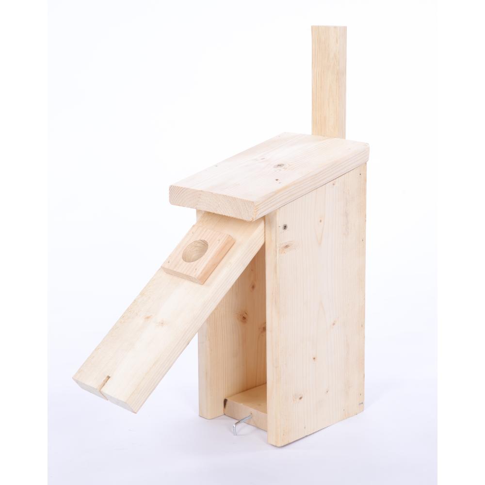 Budka lęgowa dla ptaków domek domki hotel MAZUREK MUCHOŁÓWKA wlot 3,2 cm