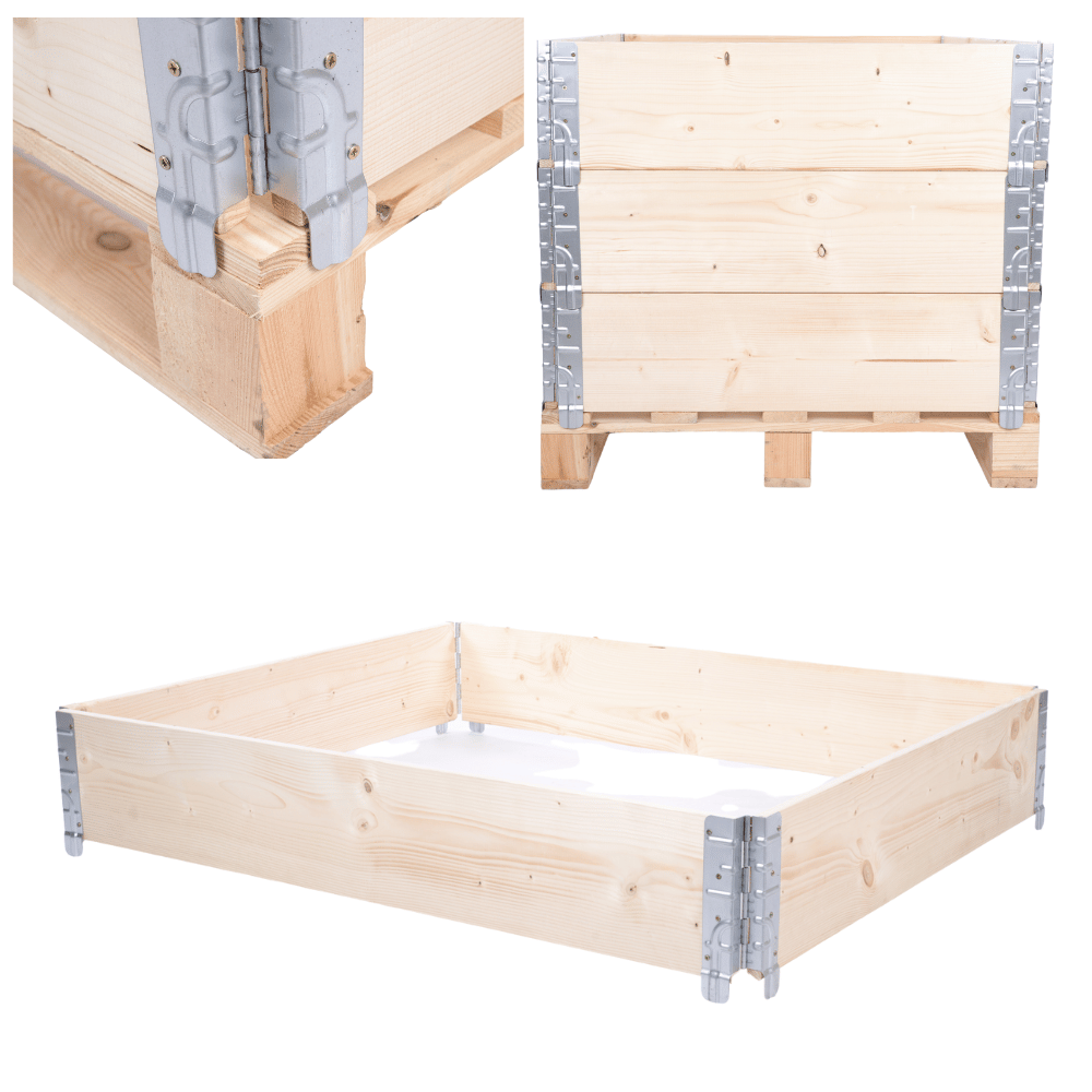 Nadstawka paletowa 120x100 sztaplowanie nadstawki paletowe grządka zielnik