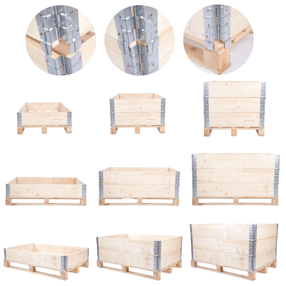 Nadstawka paletowa 60x40 impregnat nadstawki paletowe grządka zielnik