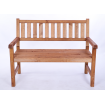 Ławka ogrodowa drewniana z oparciem POKROWIEC dwuosobowa EKO DREWNO