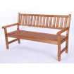 Ławka ogrodowa drewniana z oparciem POKROWIEC trzyosobowa EKO DREWNO