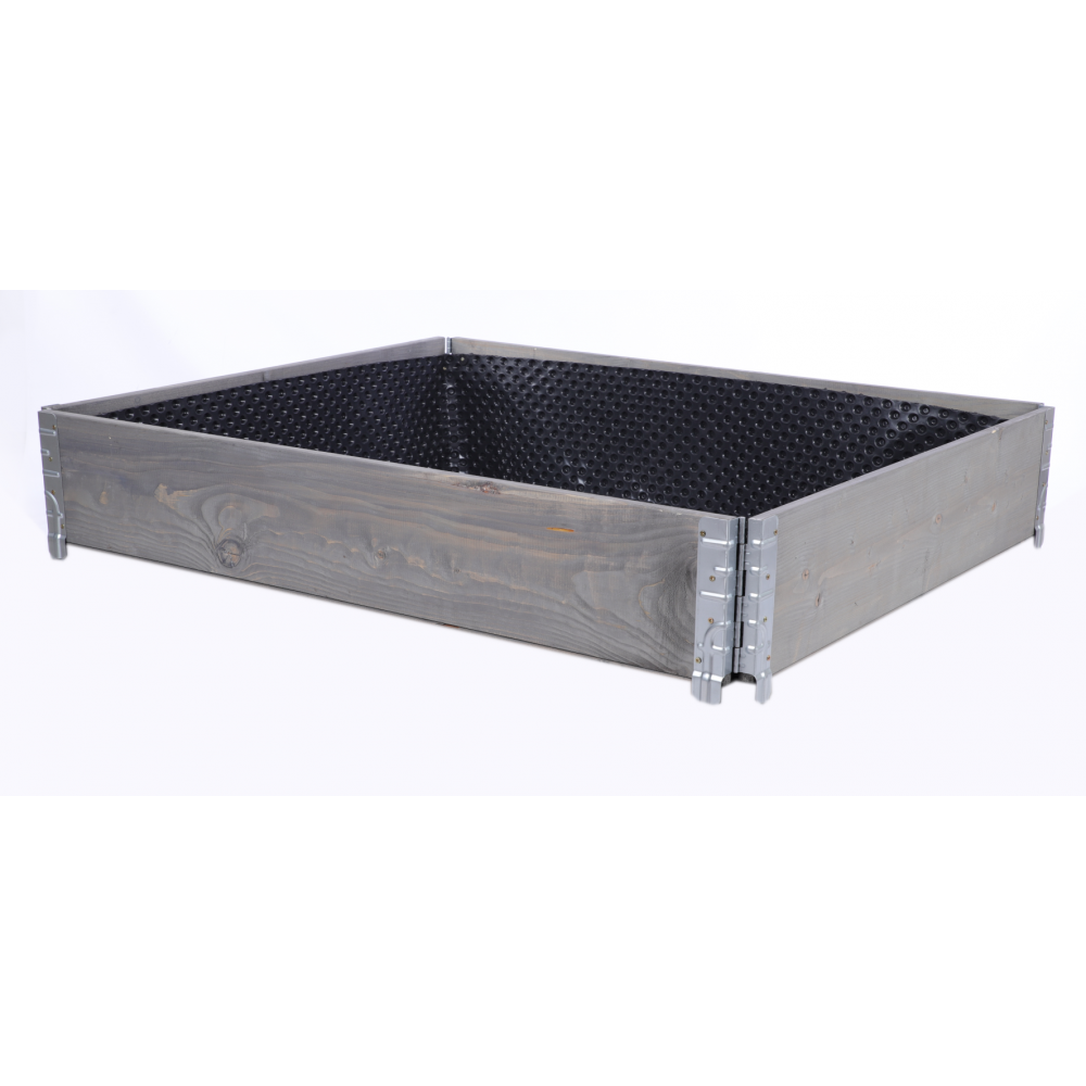 Skrzynia warzywniak FOLIA KUBEŁKI grządka podwyższona donica 20X120X100