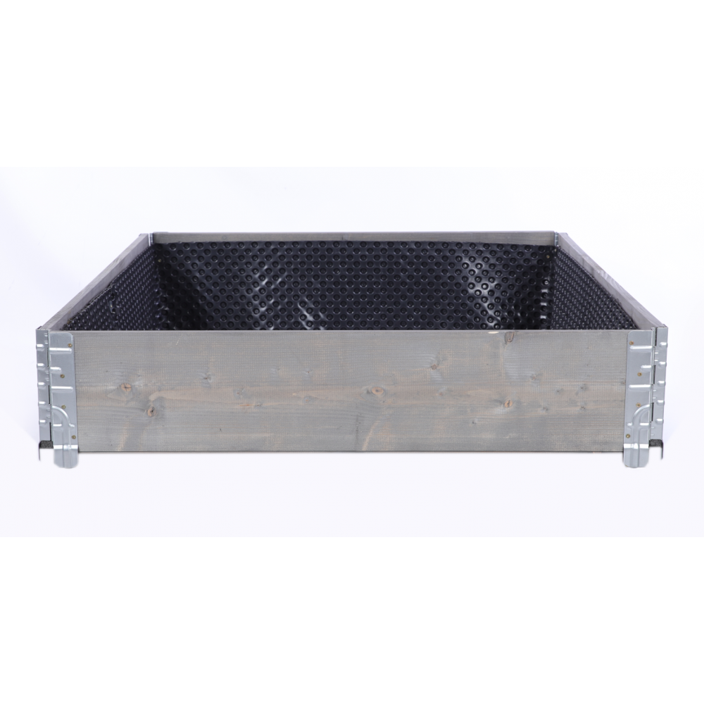 Skrzynia warzywniak FOLIA KUBEŁKI grządka podwyższona donica 20X120X100