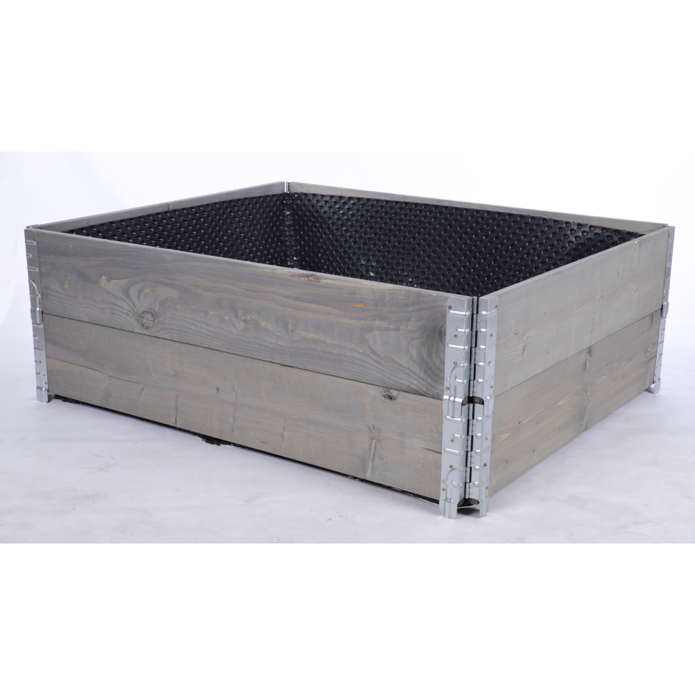 Skrzynia warzywniak FOLIA KUBEŁKI grządka podwyższona donica 40X120X100