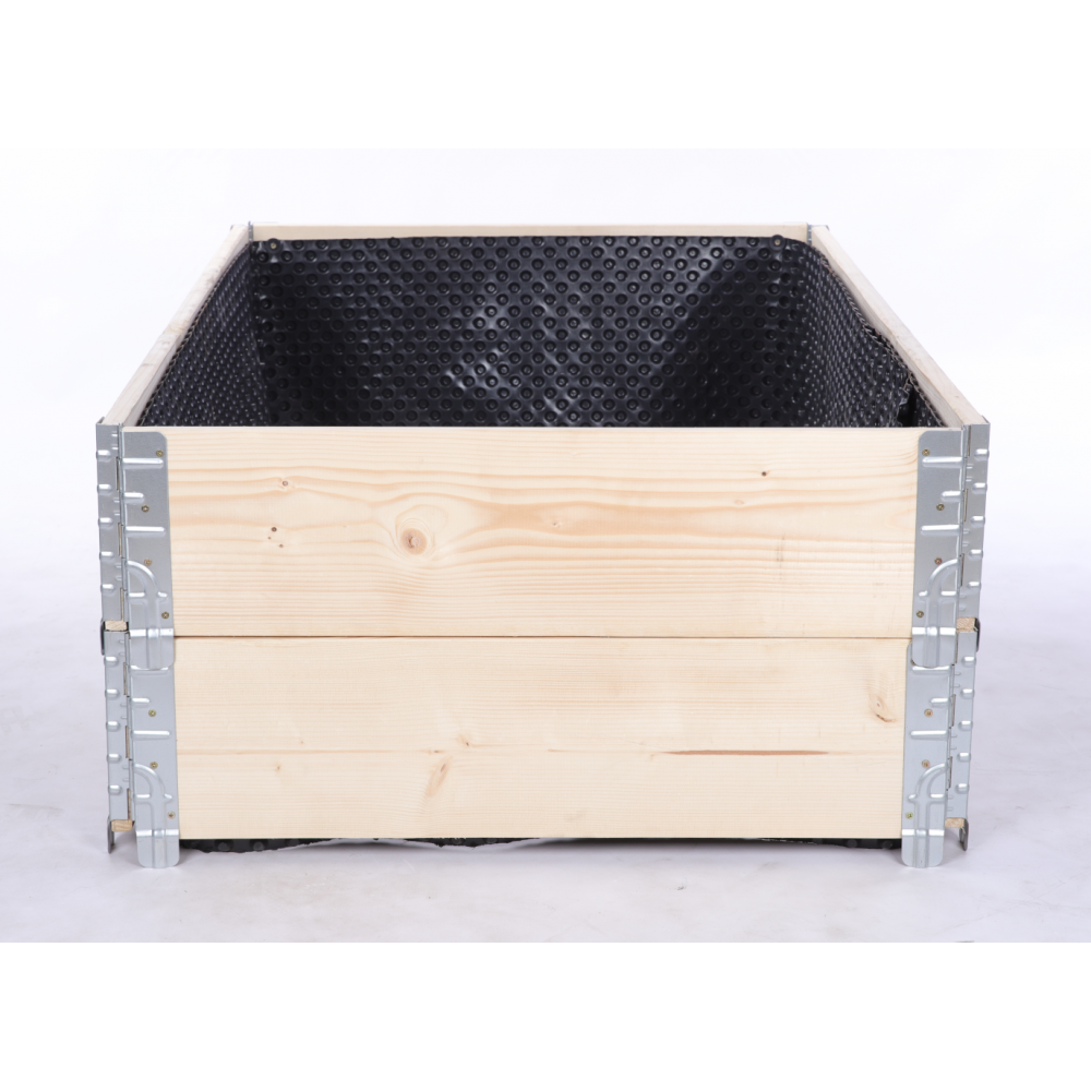 Skrzynia na warzywa FOLIA KUBEŁKI grządka podwyższona donica 40X120X80