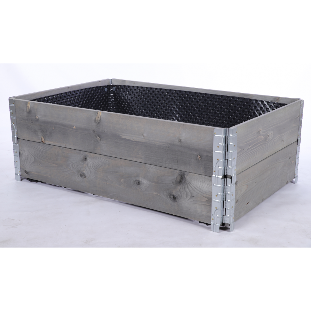 Skrzynia na warzywa FOLIA KUBEŁKI grządka podwyższona donica 40X120X80