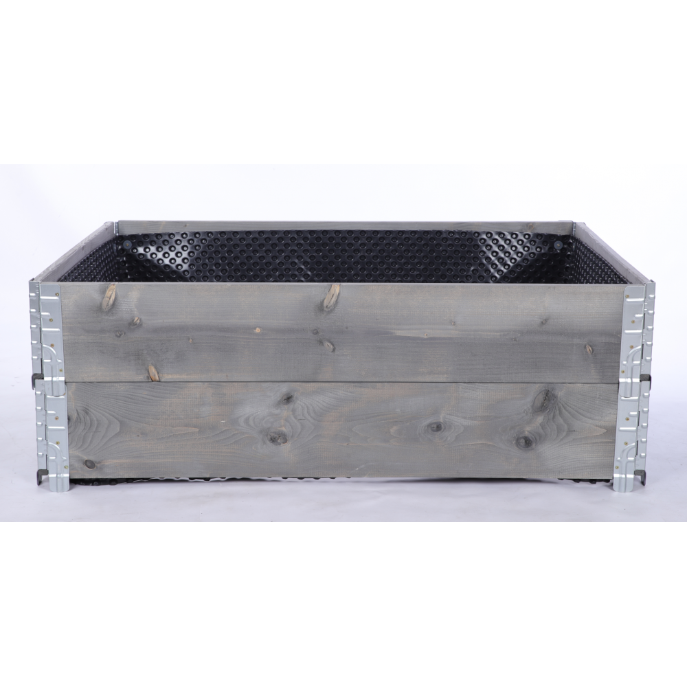 Skrzynia na warzywa FOLIA KUBEŁKI grządka podwyższona donica 40X120X80