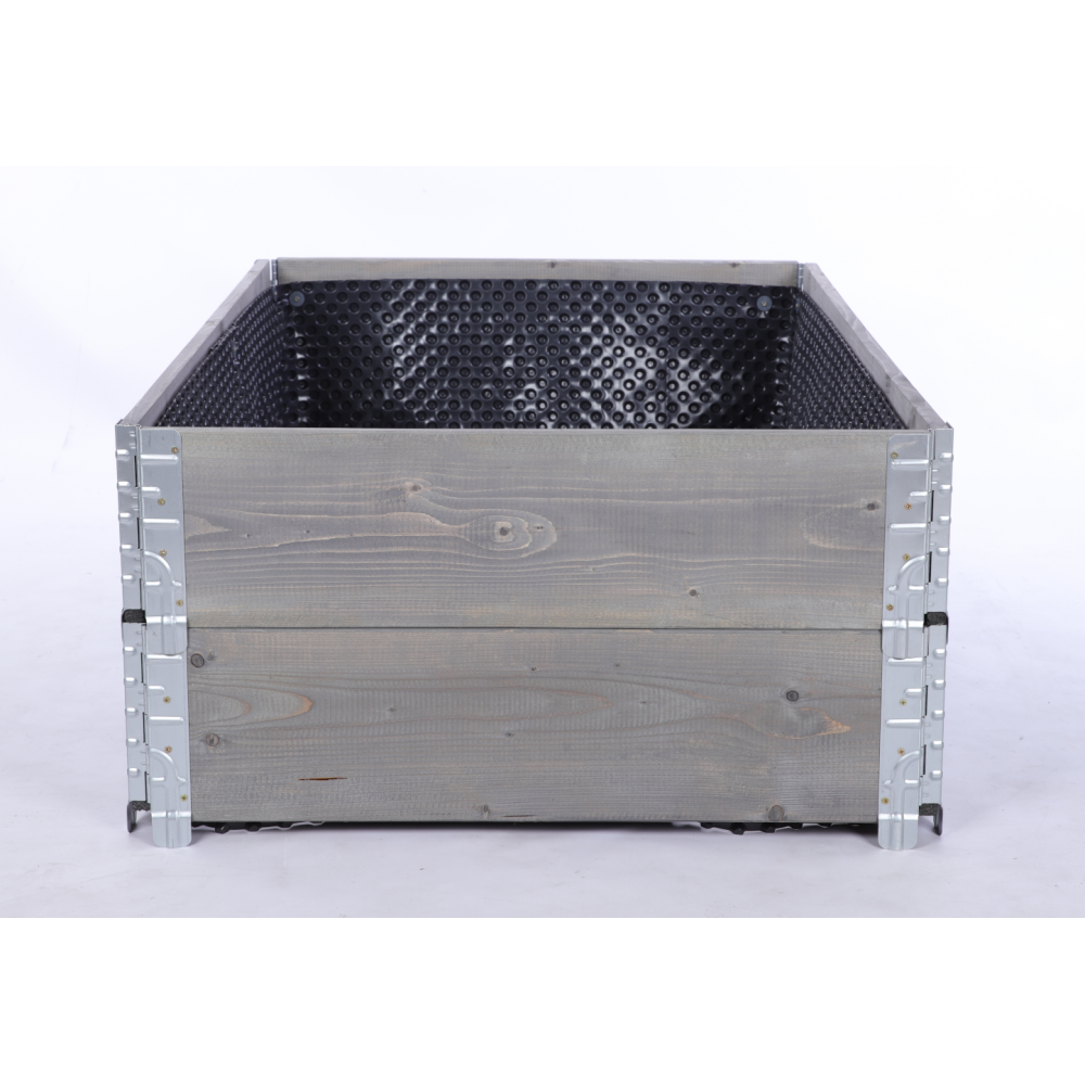 Skrzynia na warzywa FOLIA KUBEŁKI grządka podwyższona donica 40X120X80