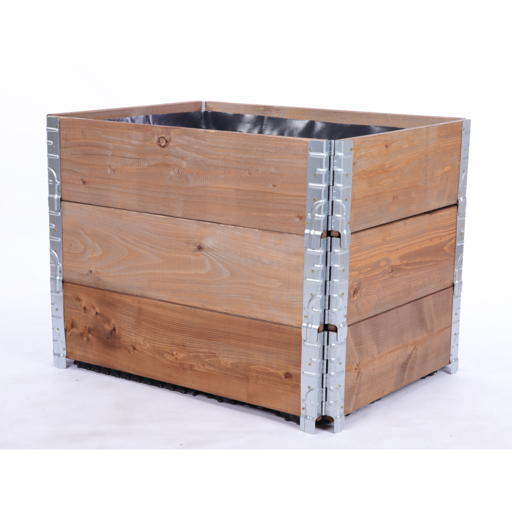 Skrzynia na warzywa FOLIA KUBEŁKI grządka podwyższona inspekt 60X60X80