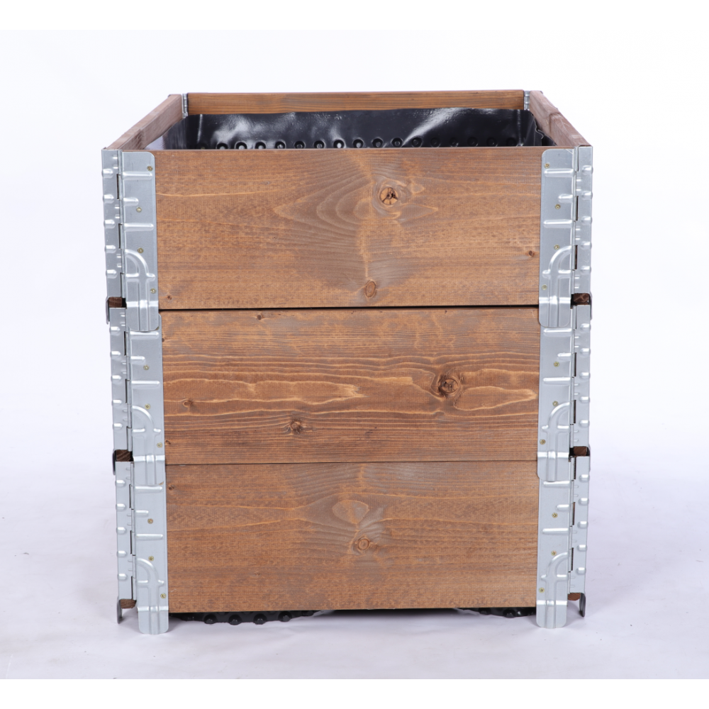 Skrzynia na warzywa FOLIA KUBEŁKI grządka podwyższona inspekt 60X60X80