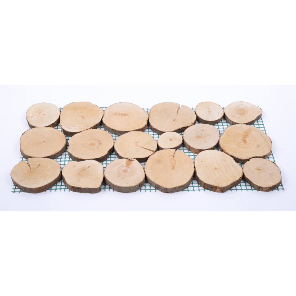 Ścieżka ogrodowa 80x40 cm chodnik plastry drewna BUKOWE ścieżki EKO DREWNO