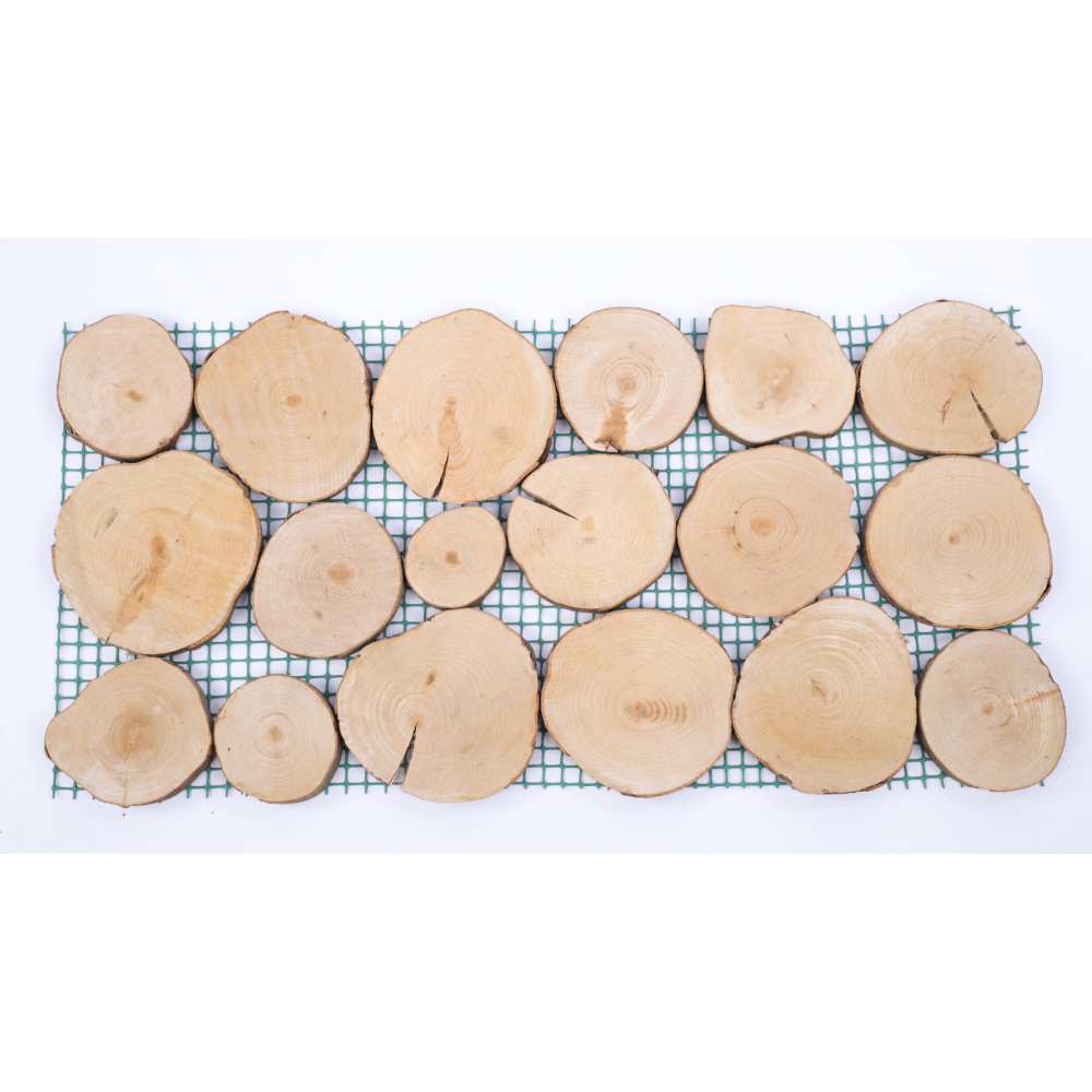 Ścieżka ogrodowa 80x40 cm chodnik plastry drewna BUKOWE ścieżki EKO DREWNO