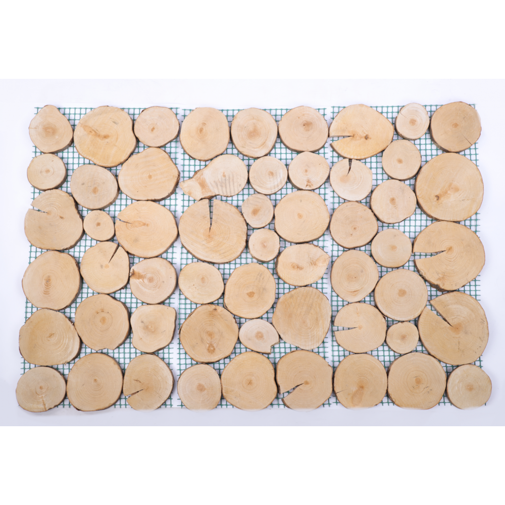 Ścieżka ogrodowa 80x40 cm chodnik plastry drewna BUKOWE ścieżki EKO DREWNO