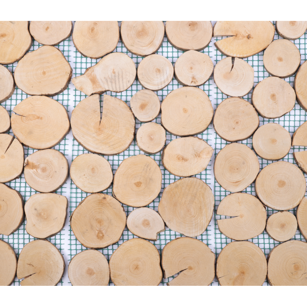 Ścieżka ogrodowa 80x40 cm chodnik plastry drewna BUKOWE ścieżki EKO DREWNO