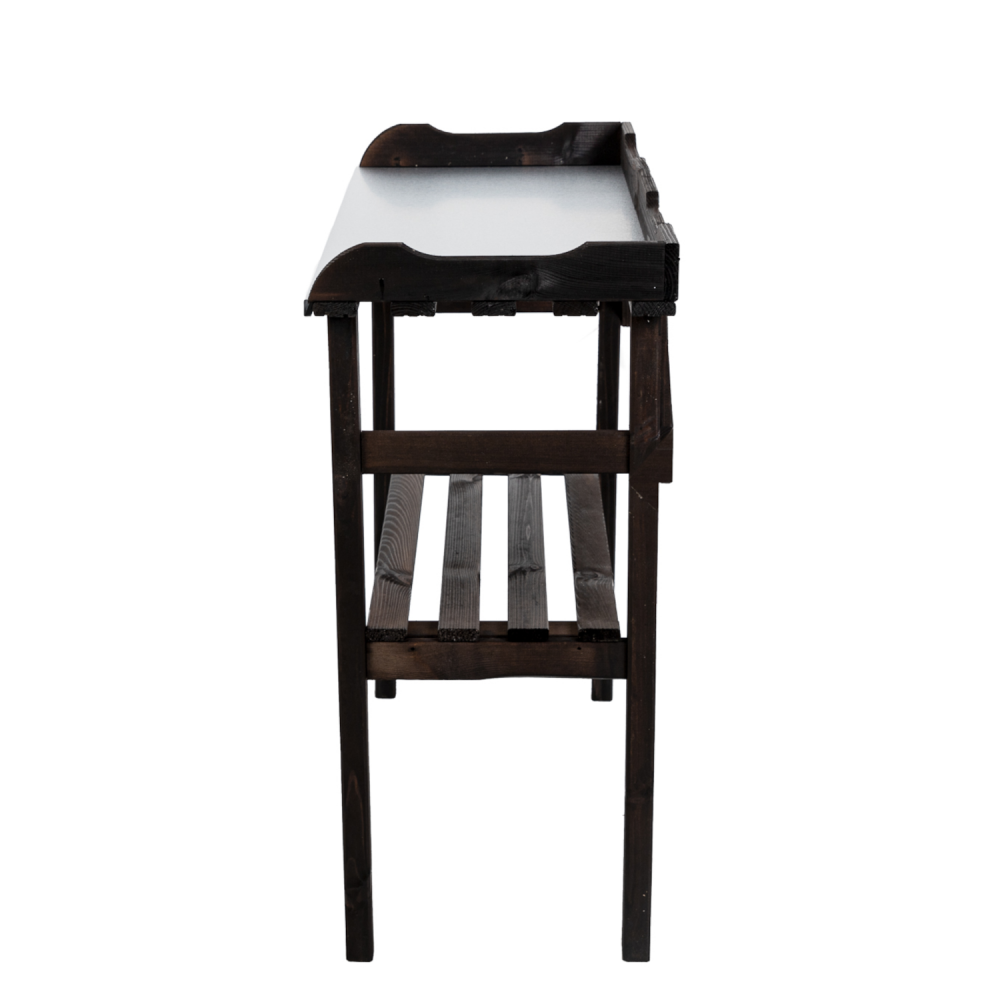 Stół do flancowania stół do grilla stolik ogrodowy do grillowania z półką