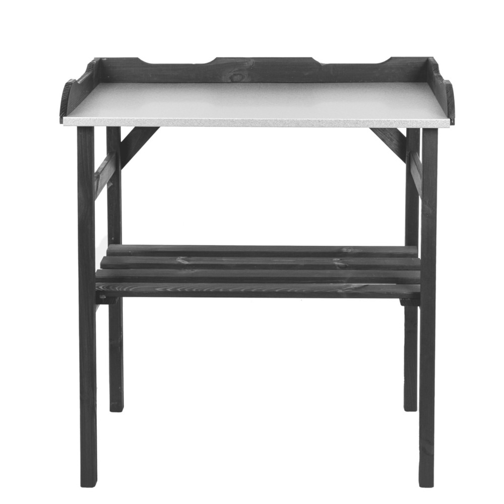 Stół do flancowania stolik do grilla stół do grillowania z półką ogrodowy