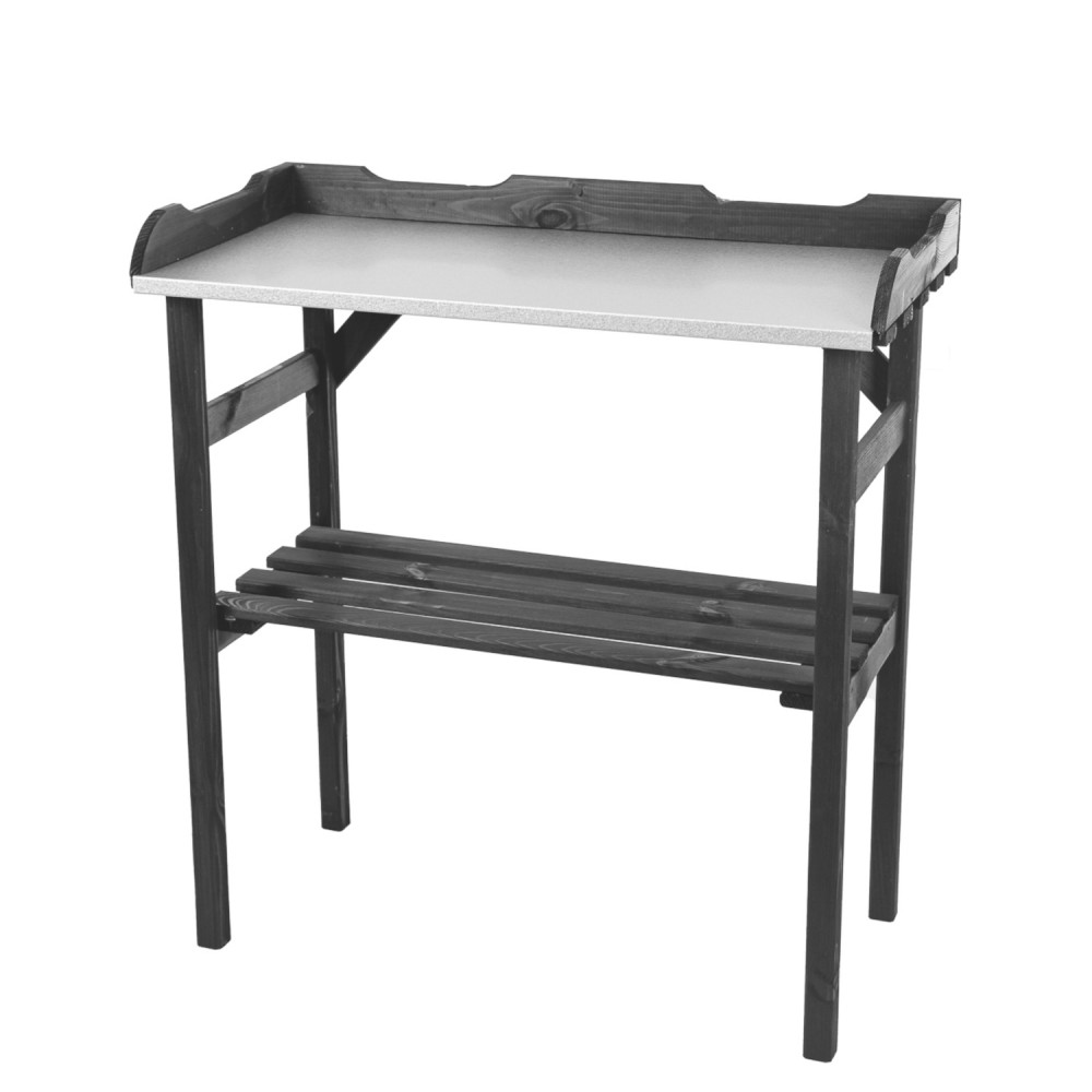 Stół do flancowania stolik do grilla stół do grillowania z półką ogrodowy