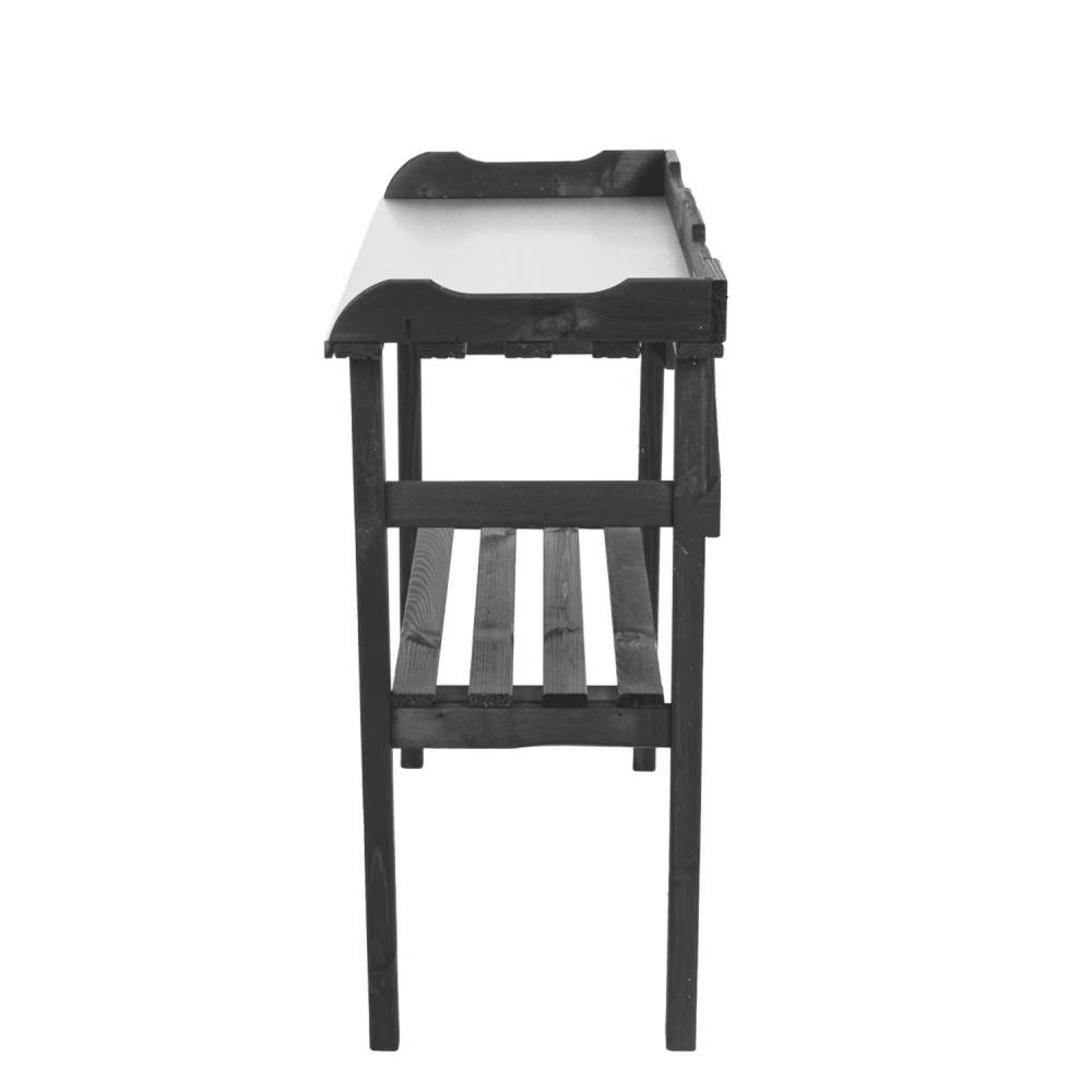 Stół do flancowania stolik do grilla stół do grillowania z półką ogrodowy