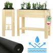 Ziołownik zielnik na nogach donica grządka warzywnik 80x34cm IMPREGNAT eko