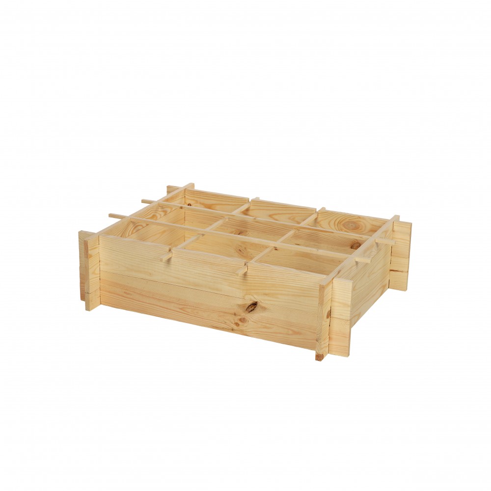 Skrzynia na warzywa zioła grządka podwyższona donica zielnik 80x60cm ECO